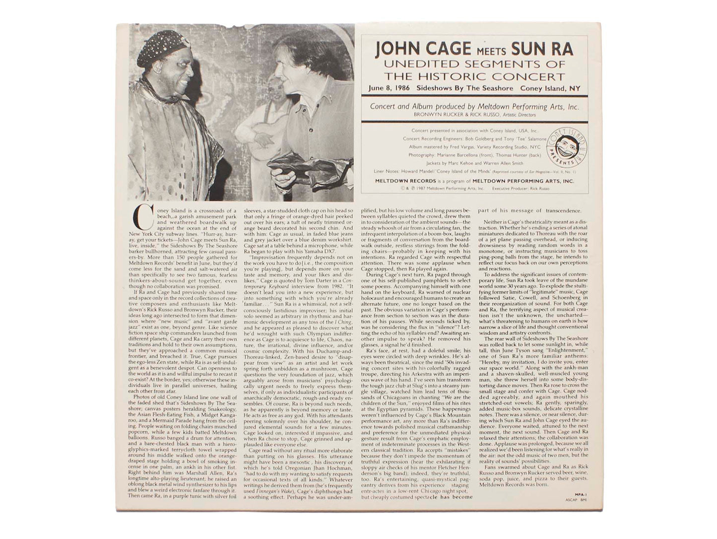 John Cage Meets Sun Ra